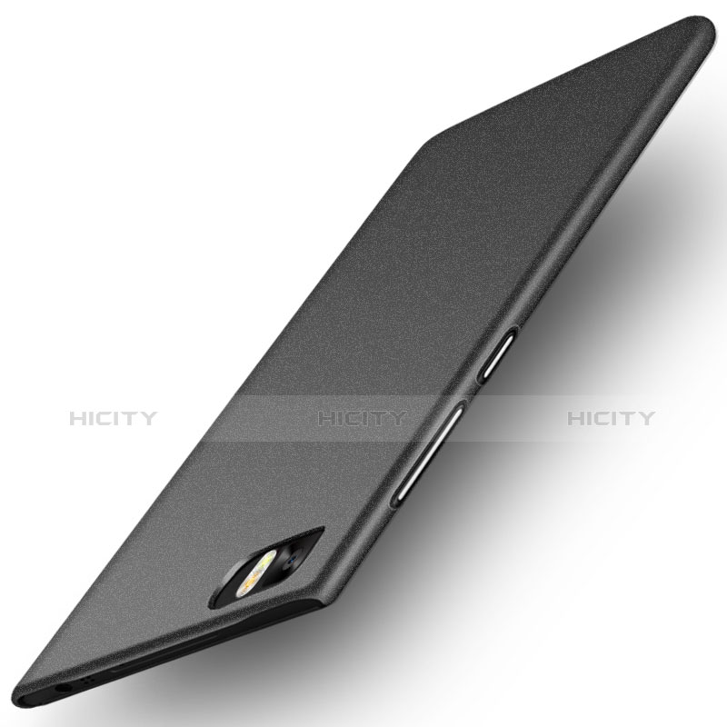 Handyhülle Hülle Kunststoff Schutzhülle Treibsand für Xiaomi Mi 3 Schwarz groß