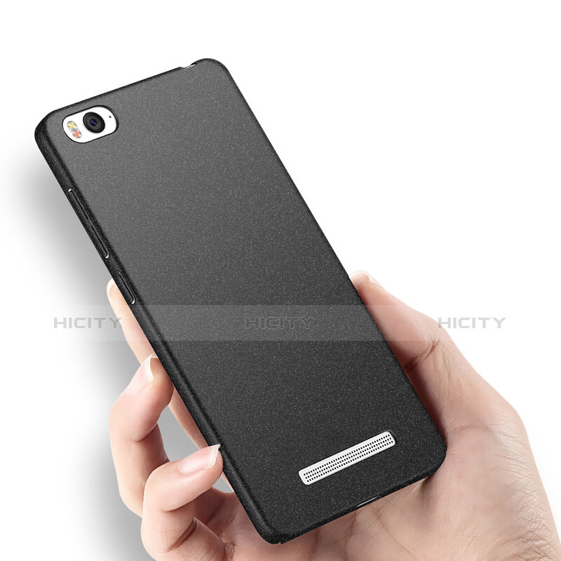 Handyhülle Hülle Kunststoff Schutzhülle Treibsand für Xiaomi Mi 4i Schwarz