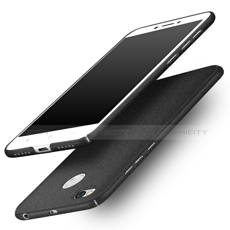 Handyhülle Hülle Kunststoff Schutzhülle Treibsand für Xiaomi Redmi 4X Schwarz Plus