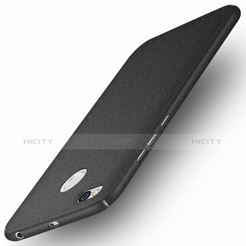 Handyhülle Hülle Kunststoff Schutzhülle Treibsand für Xiaomi Redmi 4X Schwarz groß