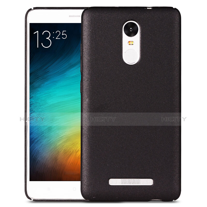 Handyhülle Hülle Kunststoff Schutzhülle Treibsand für Xiaomi Redmi Note 3 Pro Schwarz Plus