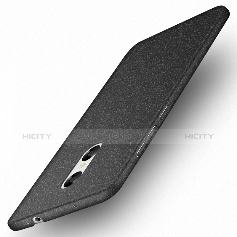 Handyhülle Hülle Kunststoff Schutzhülle Treibsand für Xiaomi Redmi Pro Schwarz groß