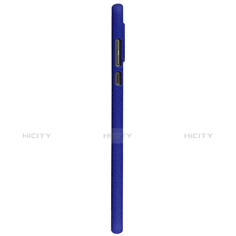 Handyhülle Hülle Kunststoff Schutzhülle Treibsand mit Fingerring Ständer für Motorola Moto G5S Blau
