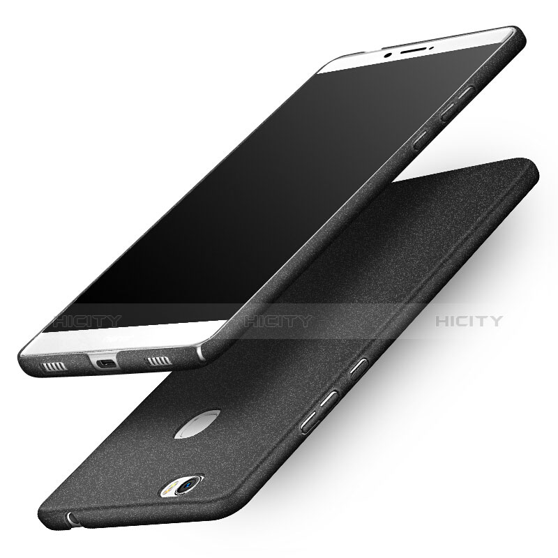 Handyhülle Hülle Kunststoff Schutzhülle Treibsand Q01 für Huawei Honor Note 8 Schwarz groß