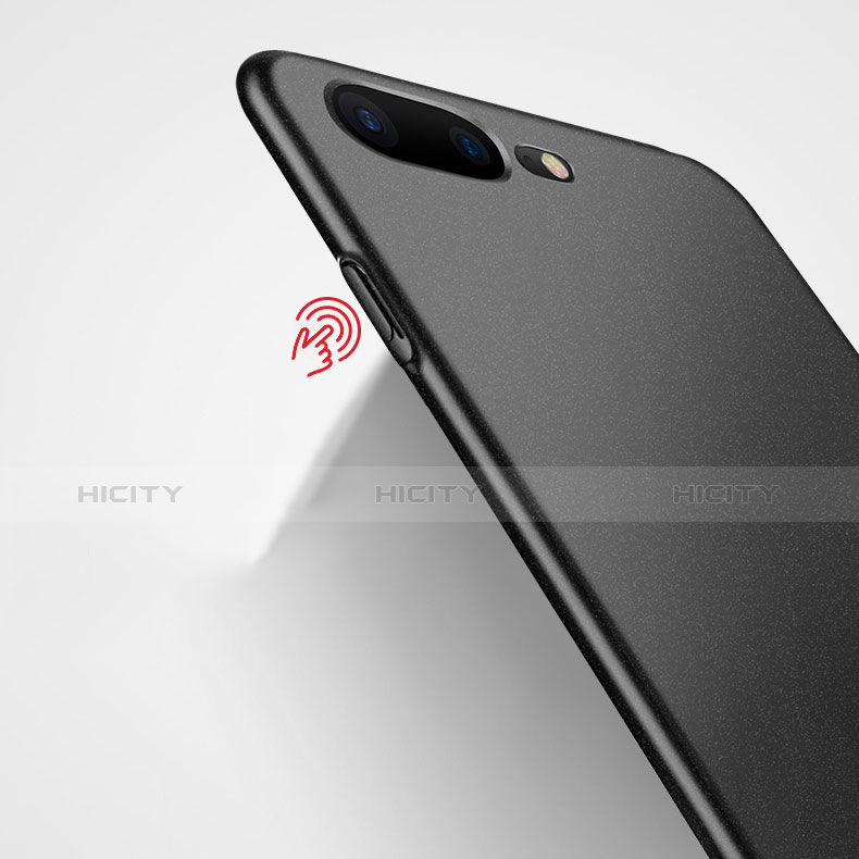 Handyhülle Hülle Kunststoff Schutzhülle Treibsand Q01 für OnePlus 5 Schwarz groß