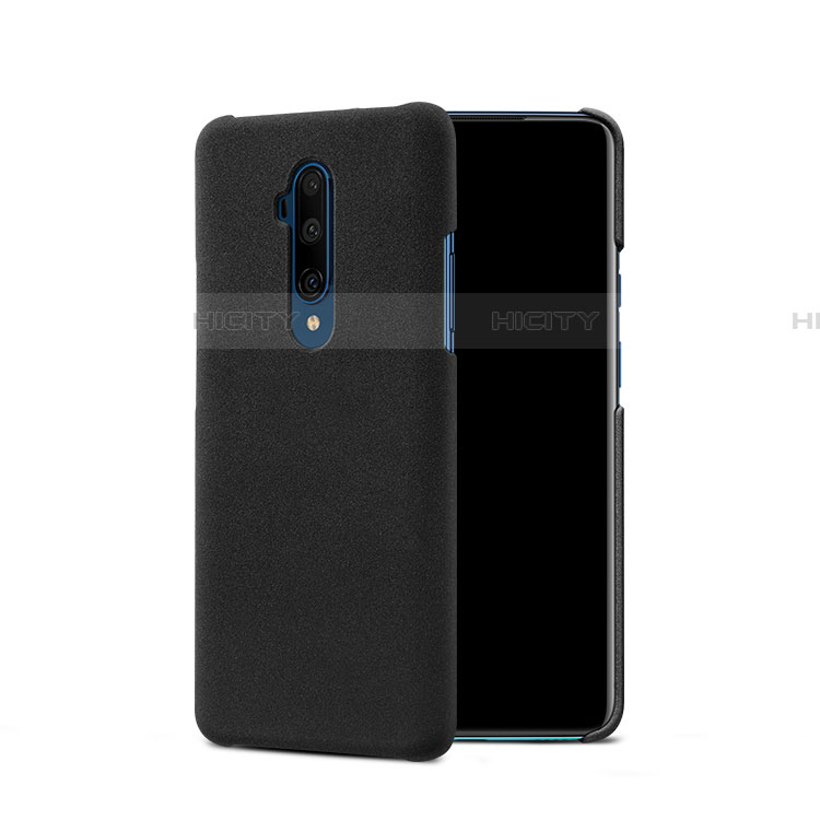 Handyhülle Hülle Kunststoff Schutzhülle Treibsand Q01 für OnePlus 7T Pro Schwarz Plus