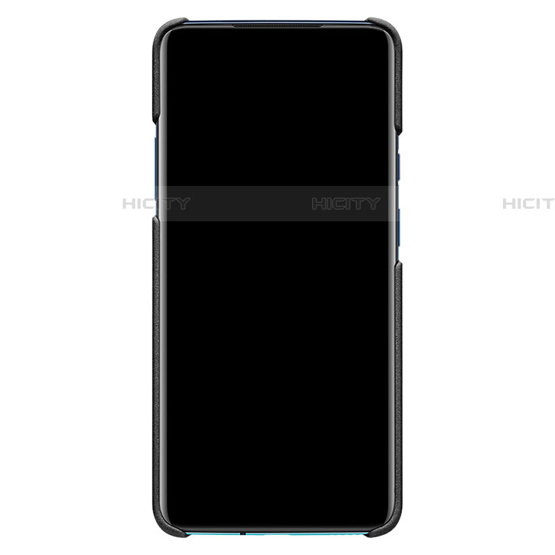 Handyhülle Hülle Kunststoff Schutzhülle Treibsand Q01 für OnePlus 7T Pro Schwarz groß
