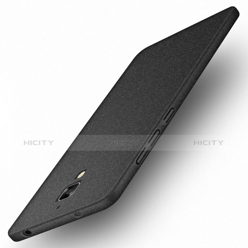 Handyhülle Hülle Kunststoff Schutzhülle Treibsand Q01 für Xiaomi Mi 4 LTE Schwarz