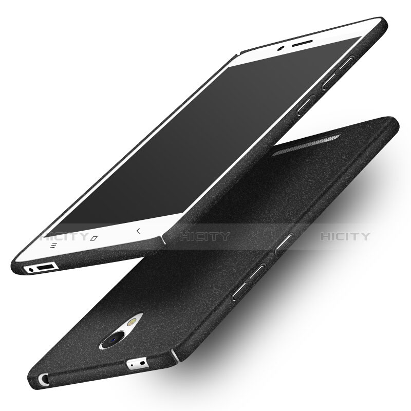 Handyhülle Hülle Kunststoff Schutzhülle Treibsand Q01 für Xiaomi Redmi Note 2 Schwarz Plus