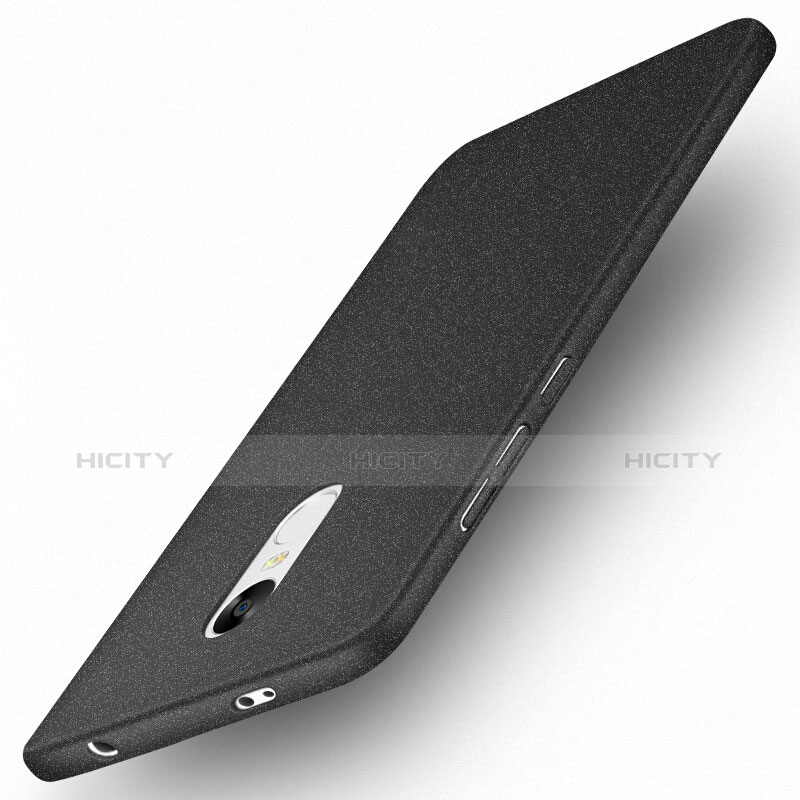 Handyhülle Hülle Kunststoff Schutzhülle Treibsand Q01 für Xiaomi Redmi Note 4 Standard Edition Schwarz groß