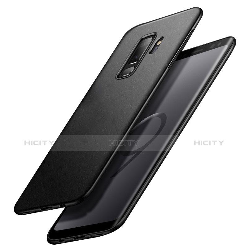 Handyhülle Hülle Kunststoff Schutzhülle Treibsand Q02 für Samsung Galaxy S9 Plus Schwarz