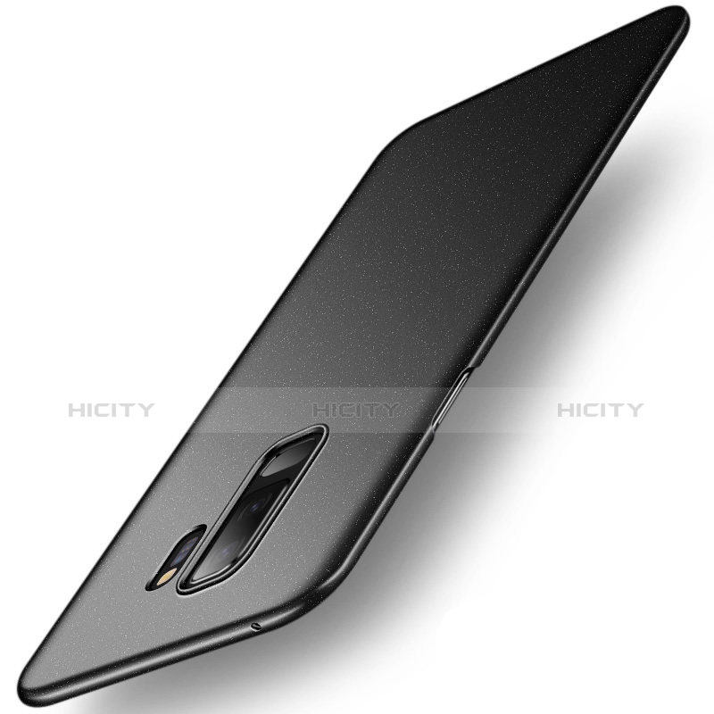 Handyhülle Hülle Kunststoff Schutzhülle Treibsand Q02 für Samsung Galaxy S9 Plus Schwarz