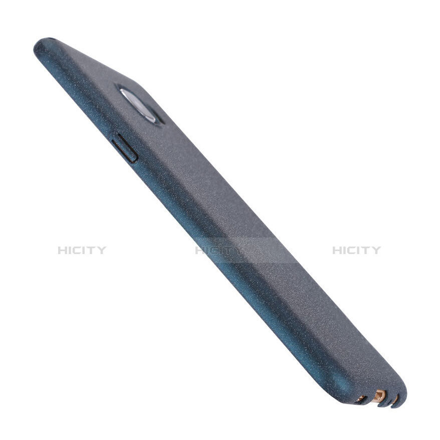 Handyhülle Hülle Kunststoff Schutzhülle Treibsand R01 für Samsung Galaxy C7 SM-C7000 Blau groß