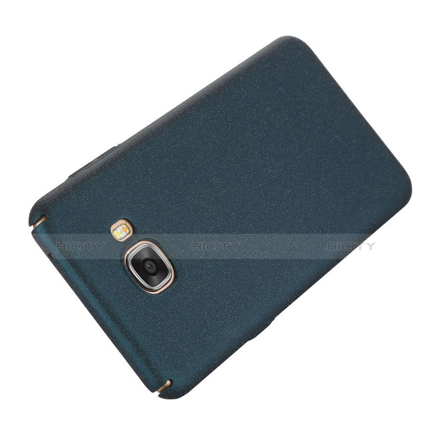 Handyhülle Hülle Kunststoff Schutzhülle Treibsand R01 für Samsung Galaxy C7 SM-C7000 Blau groß