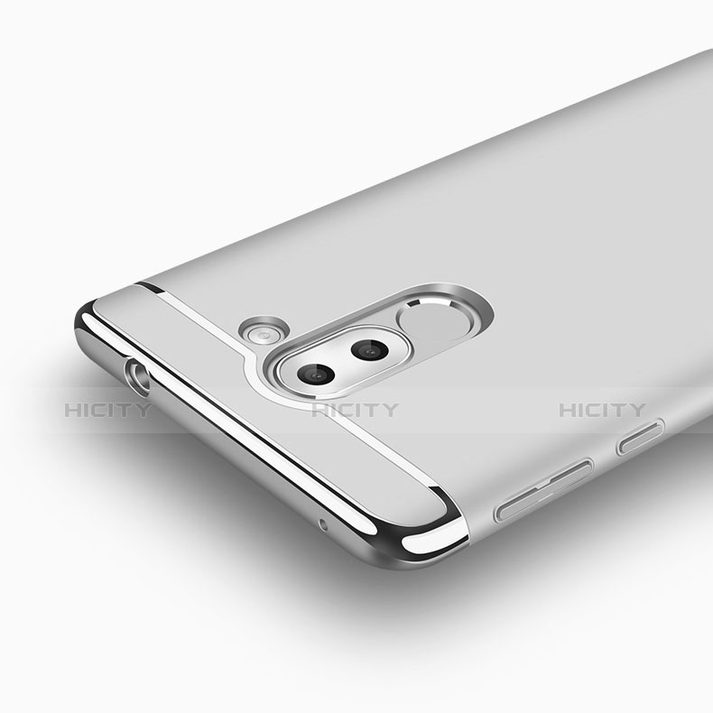 Handyhülle Hülle Luxus Aluminium Metall für Huawei Mate 9 Lite Silber