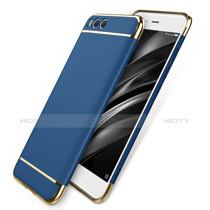 Handyhülle Hülle Luxus Aluminium Metall für Xiaomi Mi 6 Blau groß