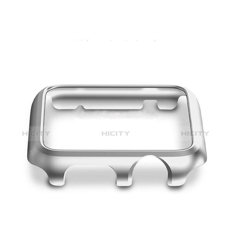 Handyhülle Hülle Luxus Aluminium Metall Rahmen C01 für Apple iWatch 2 38mm Silber