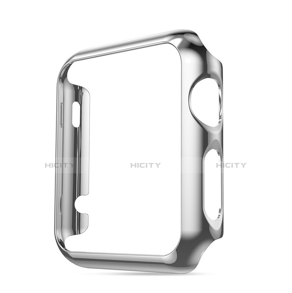 Handyhülle Hülle Luxus Aluminium Metall Rahmen für Apple iWatch 2 38mm Silber Plus