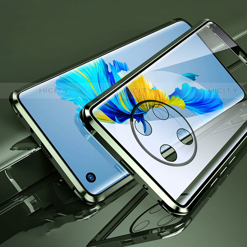 Handyhülle Hülle Luxus Aluminium Metall Rahmen Spiegel 360 Grad Ganzkörper Tasche für Huawei Mate 40E 5G