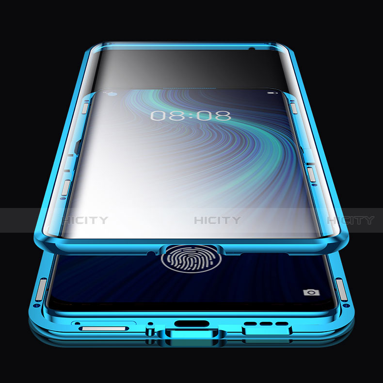 Handyhülle Hülle Luxus Aluminium Metall Rahmen Spiegel 360 Grad Ganzkörper Tasche für Huawei Nova 8 SE 5G groß
