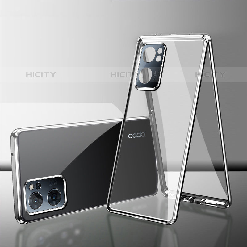 Handyhülle Hülle Luxus Aluminium Metall Rahmen Spiegel 360 Grad Ganzkörper Tasche für OnePlus Nord N300 5G