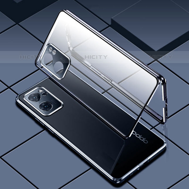 Handyhülle Hülle Luxus Aluminium Metall Rahmen Spiegel 360 Grad Ganzkörper Tasche für OnePlus Nord N300 5G