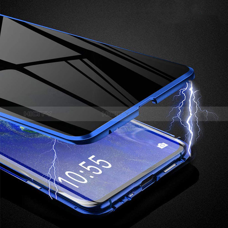 Handyhülle Hülle Luxus Aluminium Metall Rahmen Spiegel 360 Grad Ganzkörper Tasche für Samsung Galaxy A20