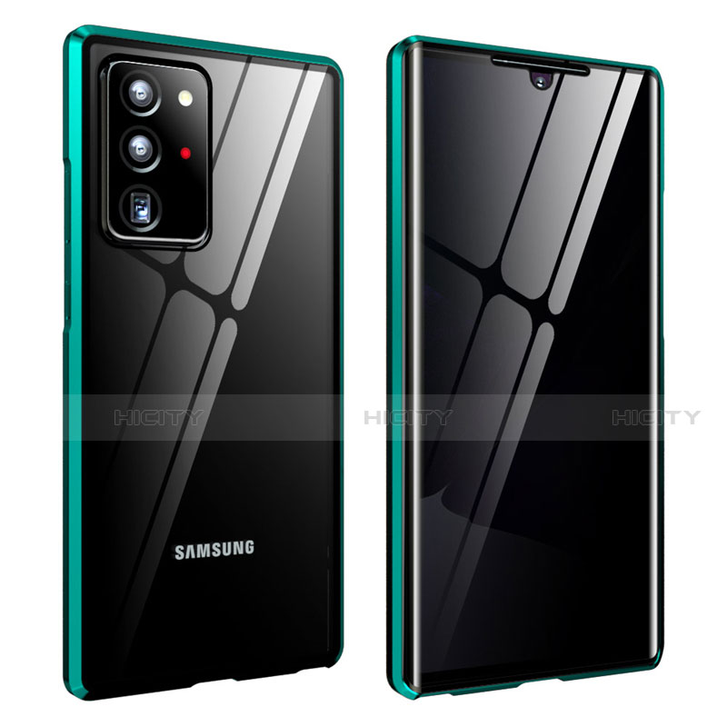 Handyhülle Hülle Luxus Aluminium Metall Rahmen Spiegel 360 Grad Ganzkörper Tasche für Samsung Galaxy Note 20 Ultra 5G