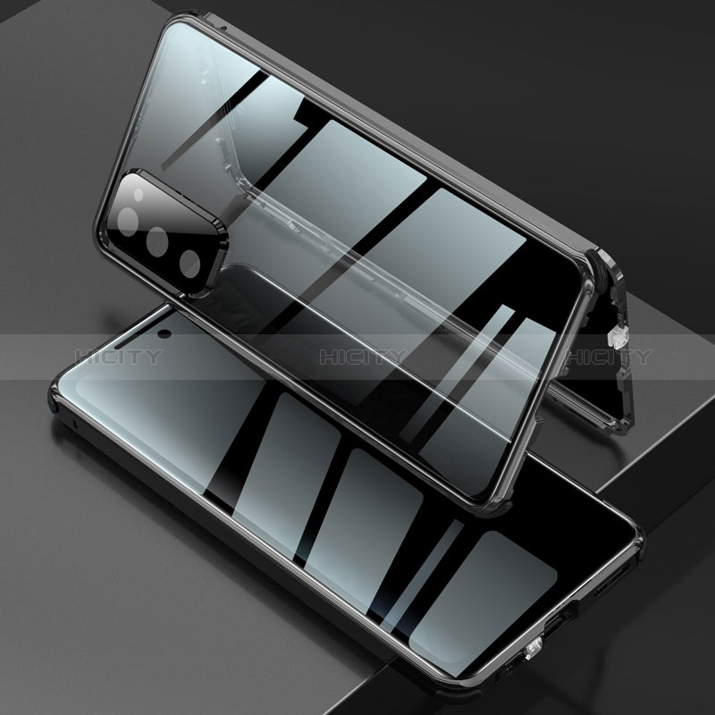 Handyhülle Hülle Luxus Aluminium Metall Rahmen Spiegel 360 Grad Ganzkörper Tasche für Samsung Galaxy S20 FE (2022) 5G groß