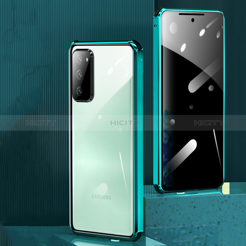 Handyhülle Hülle Luxus Aluminium Metall Rahmen Spiegel 360 Grad Ganzkörper Tasche für Samsung Galaxy S20 FE 4G