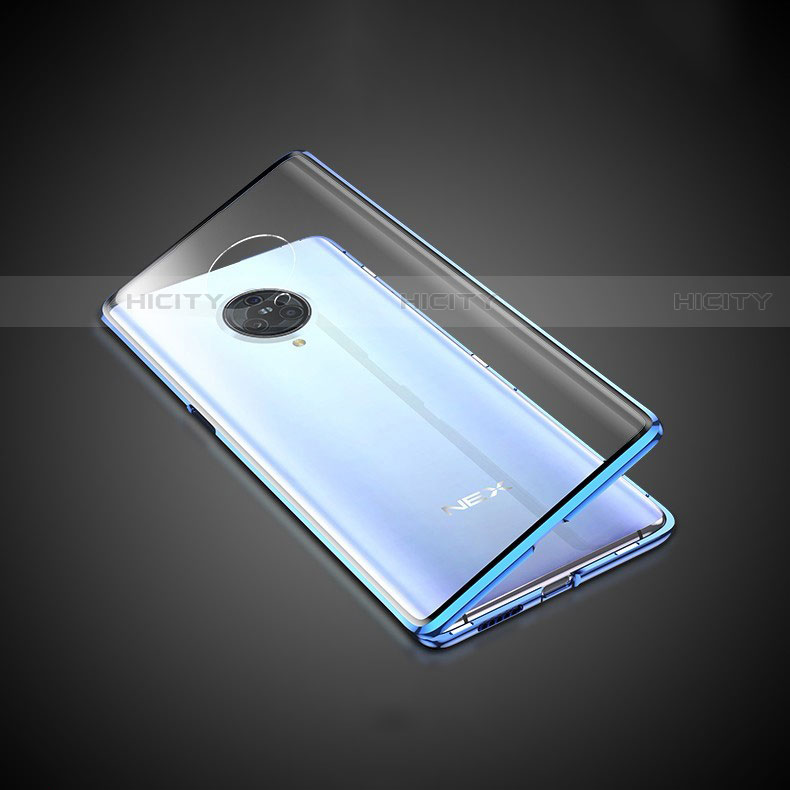 Handyhülle Hülle Luxus Aluminium Metall Rahmen Spiegel 360 Grad Ganzkörper Tasche für Vivo Nex 3 groß
