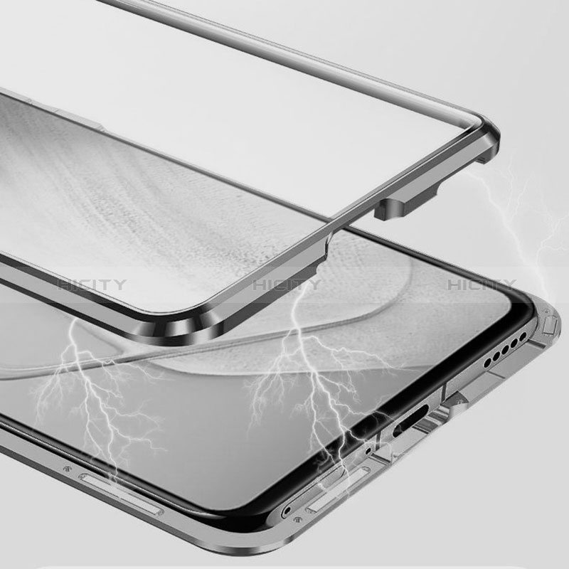 Handyhülle Hülle Luxus Aluminium Metall Rahmen Spiegel 360 Grad Ganzkörper Tasche für Vivo V27 5G
