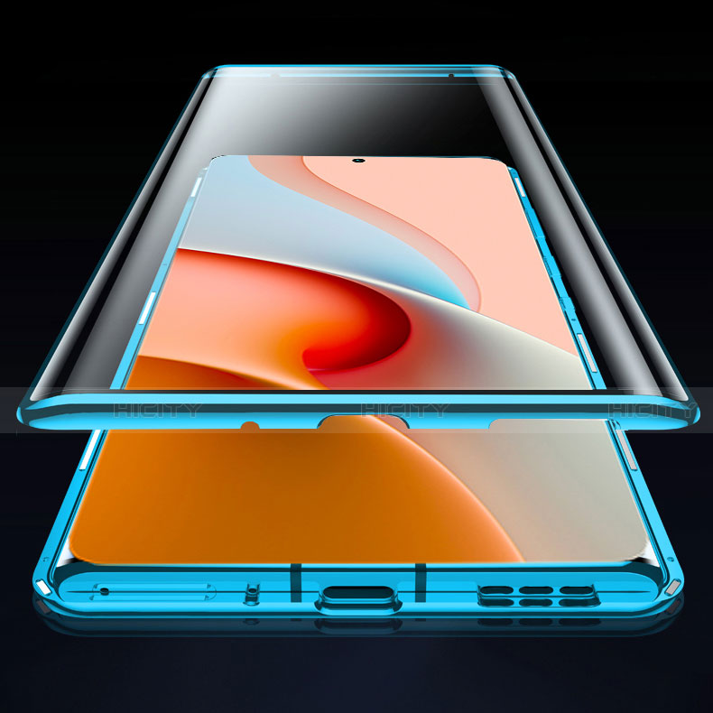 Handyhülle Hülle Luxus Aluminium Metall Rahmen Spiegel 360 Grad Ganzkörper Tasche für Xiaomi Mi 10T Lite 5G