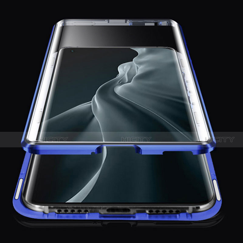 Handyhülle Hülle Luxus Aluminium Metall Rahmen Spiegel 360 Grad Ganzkörper Tasche für Xiaomi Mi 11 5G