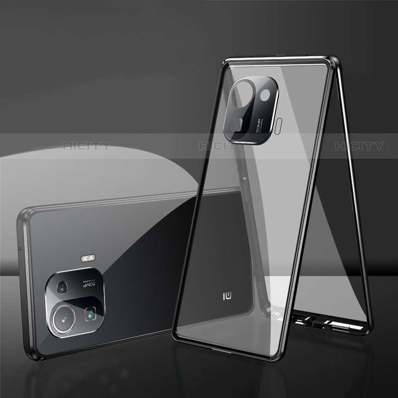 Handyhülle Hülle Luxus Aluminium Metall Rahmen Spiegel 360 Grad Ganzkörper Tasche für Xiaomi Mi 11 Pro 5G