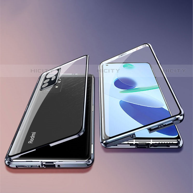Handyhülle Hülle Luxus Aluminium Metall Rahmen Spiegel 360 Grad Ganzkörper Tasche für Xiaomi Mi 12 Pro 5G groß