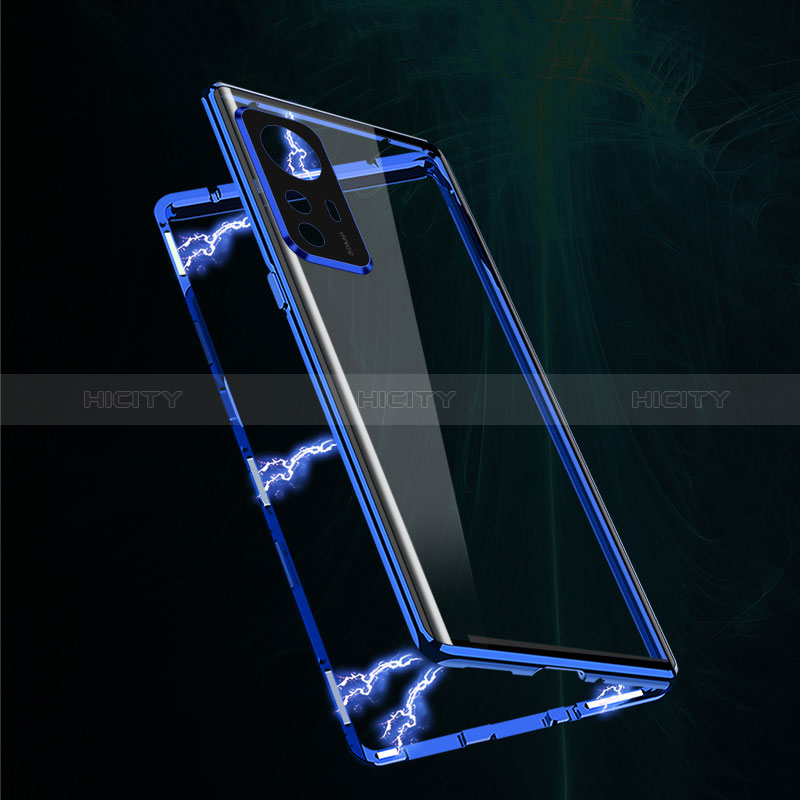 Handyhülle Hülle Luxus Aluminium Metall Rahmen Spiegel 360 Grad Ganzkörper Tasche für Xiaomi Mi 12T Pro 5G