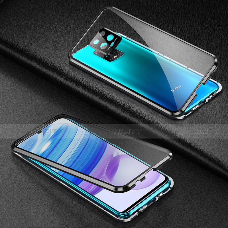 Handyhülle Hülle Luxus Aluminium Metall Rahmen Spiegel 360 Grad Ganzkörper Tasche für Xiaomi Redmi 10X Pro 5G groß