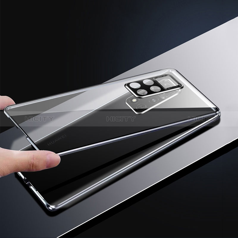 Handyhülle Hülle Luxus Aluminium Metall Rahmen Spiegel 360 Grad Ganzkörper Tasche für Xiaomi Redmi Note 11 Pro 4G groß
