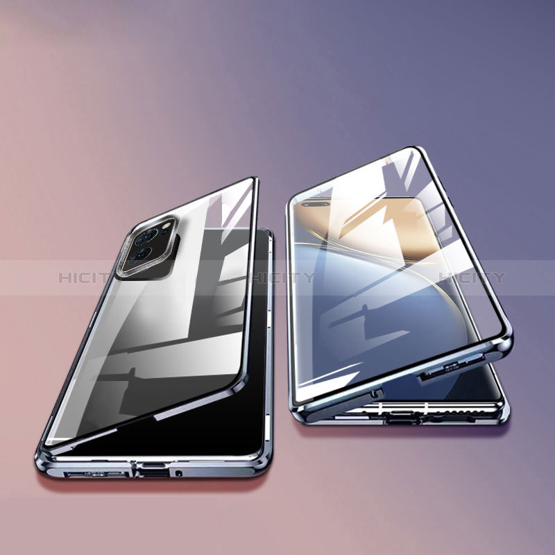Handyhülle Hülle Luxus Aluminium Metall Rahmen Spiegel 360 Grad Ganzkörper Tasche für Xiaomi Redmi Note 13 Pro 5G
