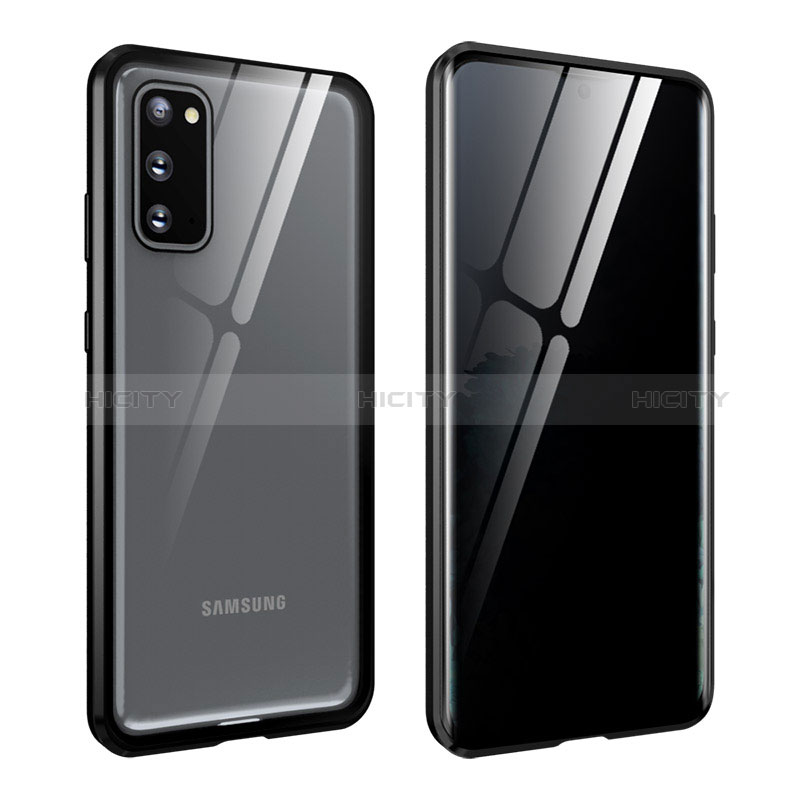 Handyhülle Hülle Luxus Aluminium Metall Rahmen Spiegel 360 Grad Ganzkörper Tasche LK2 für Samsung Galaxy S20 5G