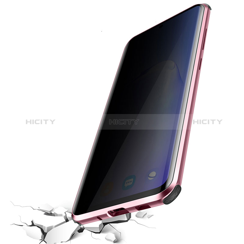 Handyhülle Hülle Luxus Aluminium Metall Rahmen Spiegel 360 Grad Ganzkörper Tasche LK3 für Samsung Galaxy S20 5G