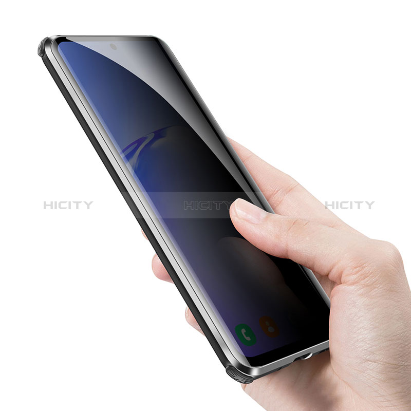 Handyhülle Hülle Luxus Aluminium Metall Rahmen Spiegel 360 Grad Ganzkörper Tasche LK4 für Samsung Galaxy S20 Plus 5G groß