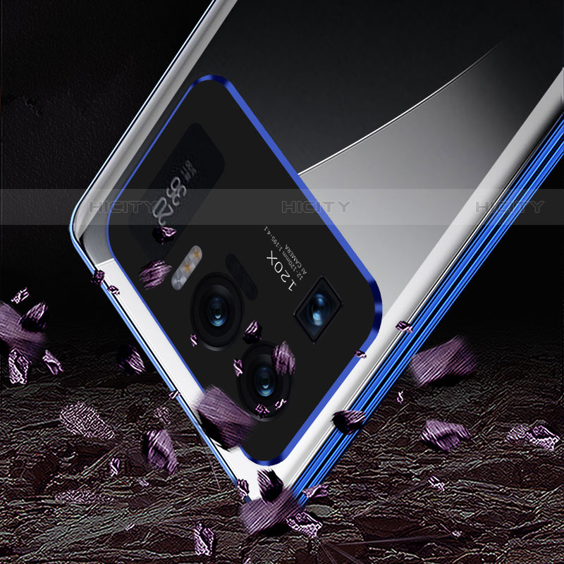 Handyhülle Hülle Luxus Aluminium Metall Rahmen Spiegel 360 Grad Ganzkörper Tasche M01 für Xiaomi Mi 11 Ultra 5G