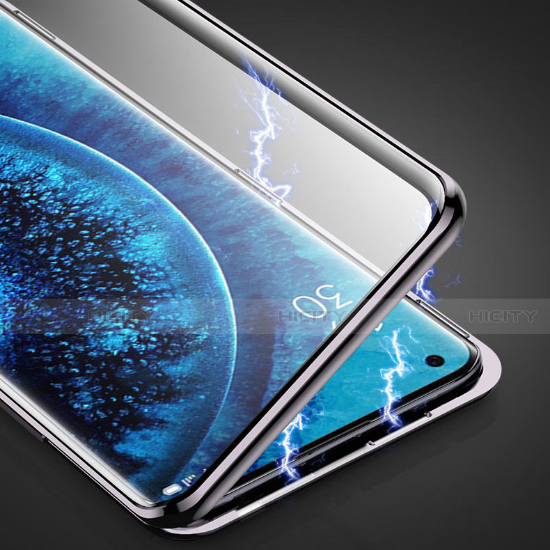 Handyhülle Hülle Luxus Aluminium Metall Rahmen Spiegel 360 Grad Ganzkörper Tasche M02 für Xiaomi Mi 10 Ultra groß