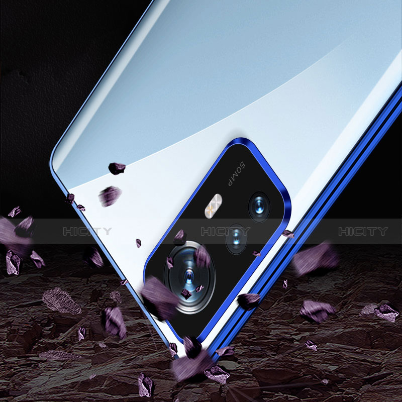 Handyhülle Hülle Luxus Aluminium Metall Rahmen Spiegel 360 Grad Ganzkörper Tasche M02 für Xiaomi Mi 12 5G