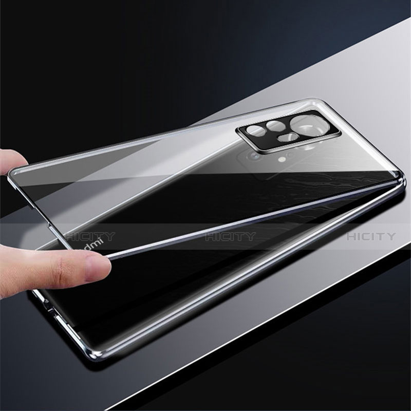 Handyhülle Hülle Luxus Aluminium Metall Rahmen Spiegel 360 Grad Ganzkörper Tasche M02 für Xiaomi Mi 12 5G