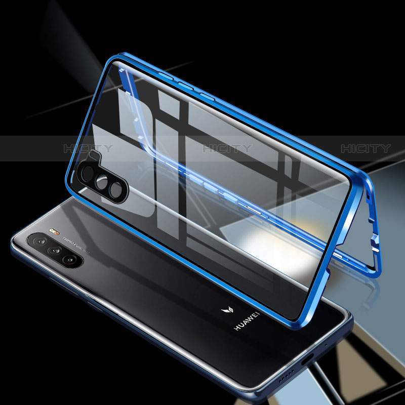 Handyhülle Hülle Luxus Aluminium Metall Rahmen Spiegel 360 Grad Ganzkörper Tasche M03 für Huawei Mate 40 Lite 5G groß