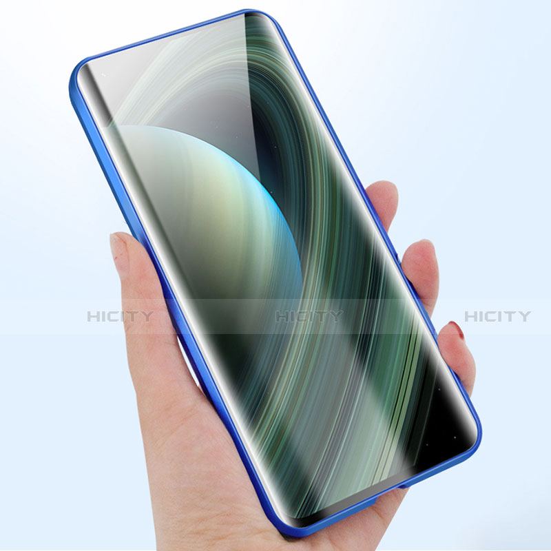 Handyhülle Hülle Luxus Aluminium Metall Rahmen Spiegel 360 Grad Ganzkörper Tasche M03 für Xiaomi Mi 10 Ultra groß