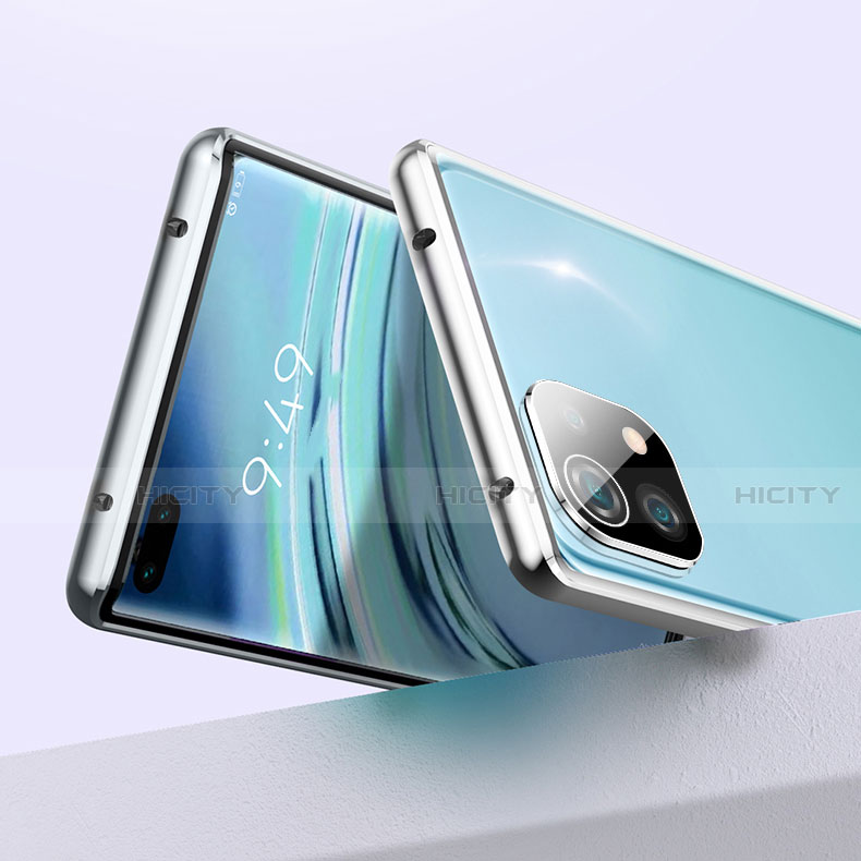 Handyhülle Hülle Luxus Aluminium Metall Rahmen Spiegel 360 Grad Ganzkörper Tasche M03 für Xiaomi Mi 11 5G